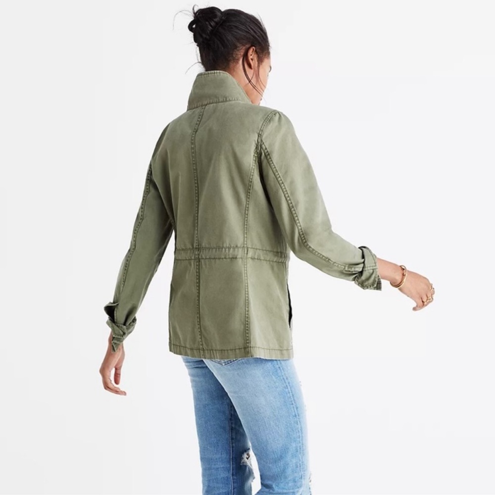 MADEWELL Fleet Jacket Military Army Green Utility Size XS Full Zip - Picture 5 of 15